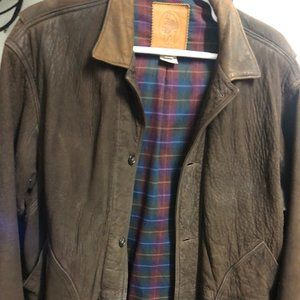 Golden Bear Brown Suede Coat Made in USA Size XL